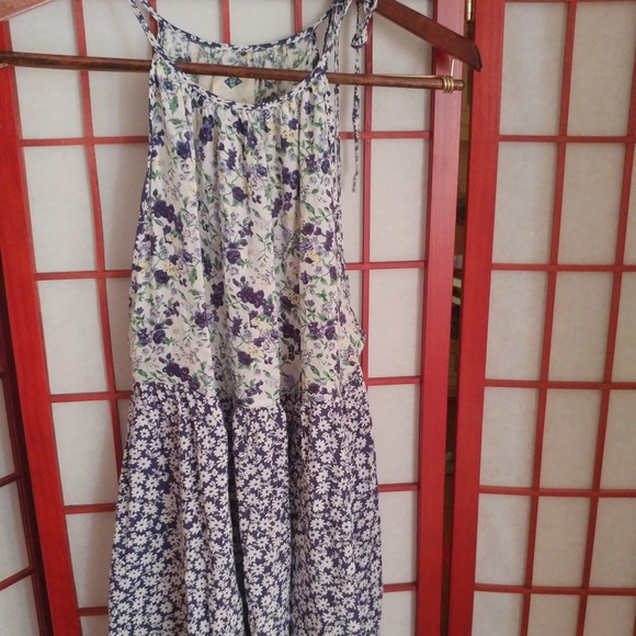 Forever 21 Floral Self Tie Swing Dress - Picture 4 of 5